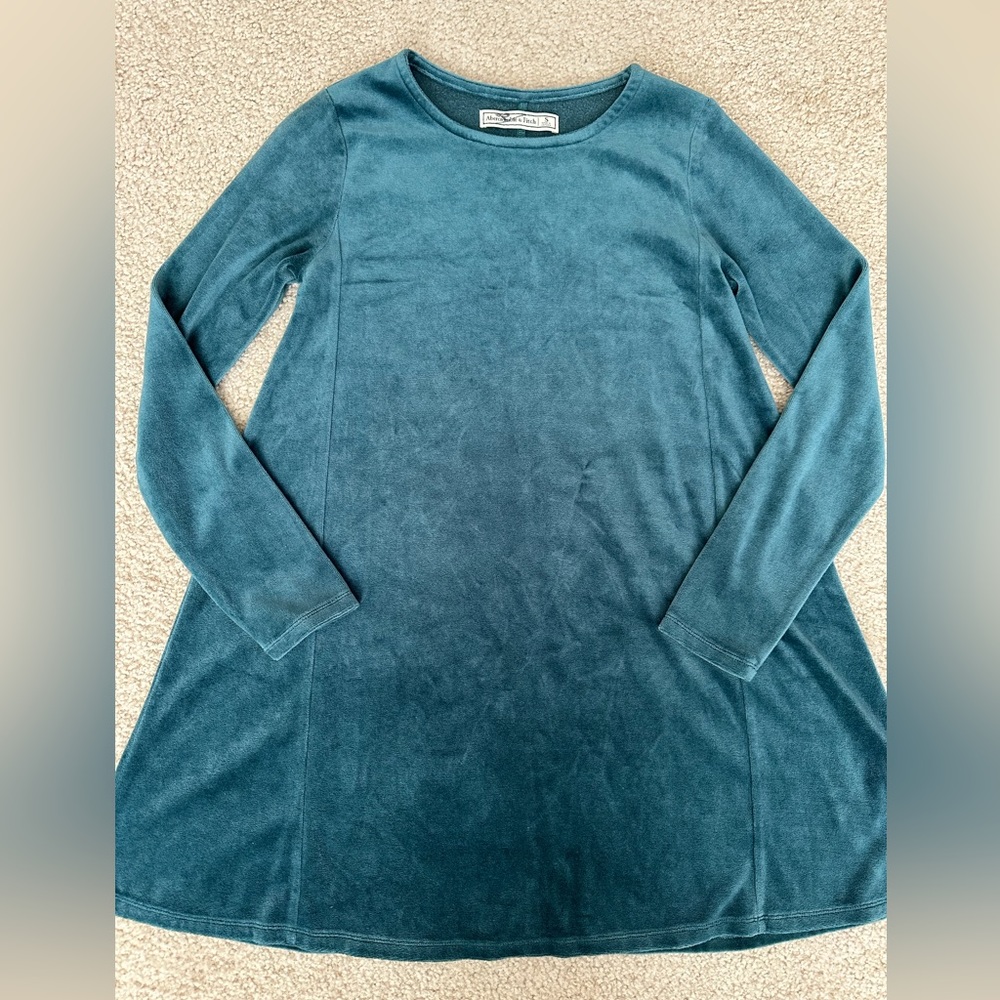 Abercrombie & Fitch Velvet Babydoll Dress
